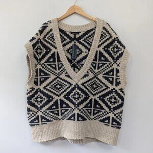 Banana Republic Heritage  Oversized Sweat Vest Retired